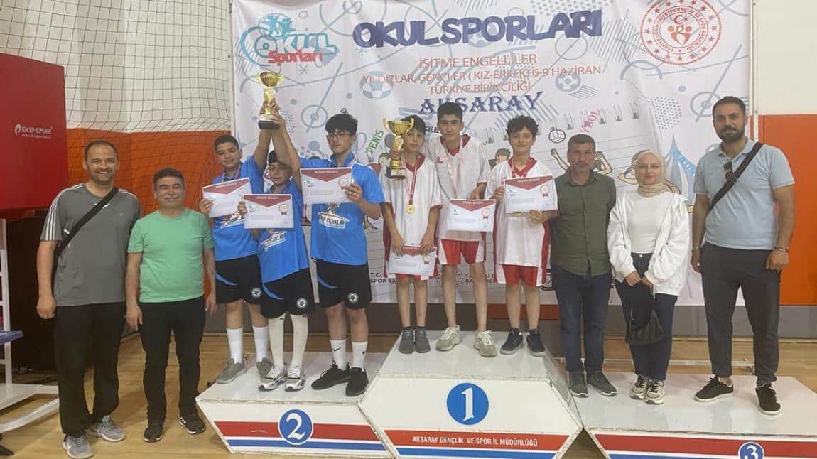 İşitme Engelliler Orta Okullar Türkiye Şampiyonasında Öğrencilerimiz Dereceye Girdi